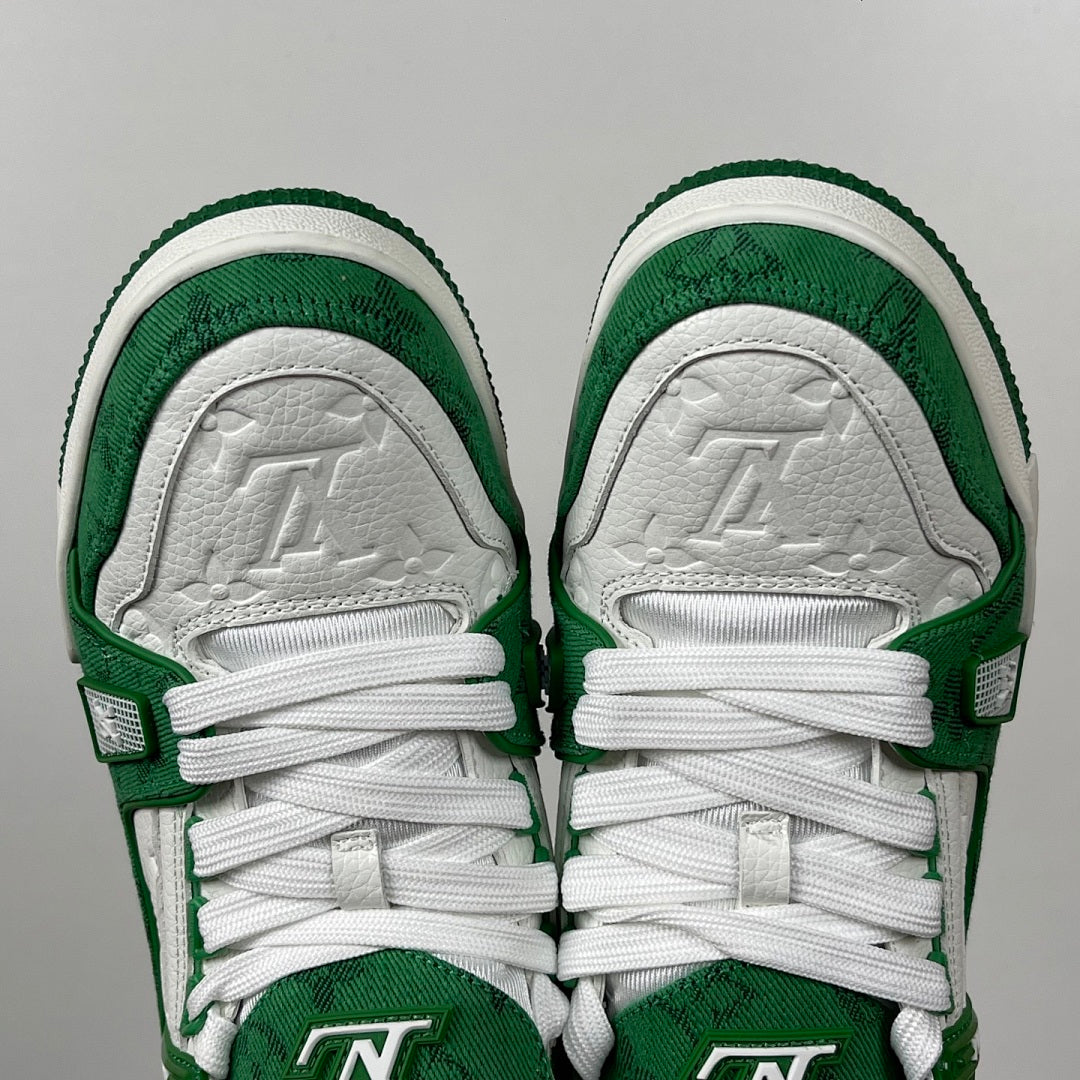 Trainer Green and White