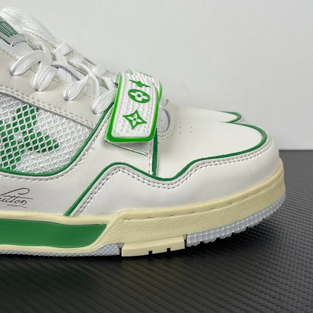 Trainer Green and White