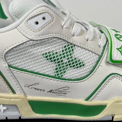 Trainer Green and White