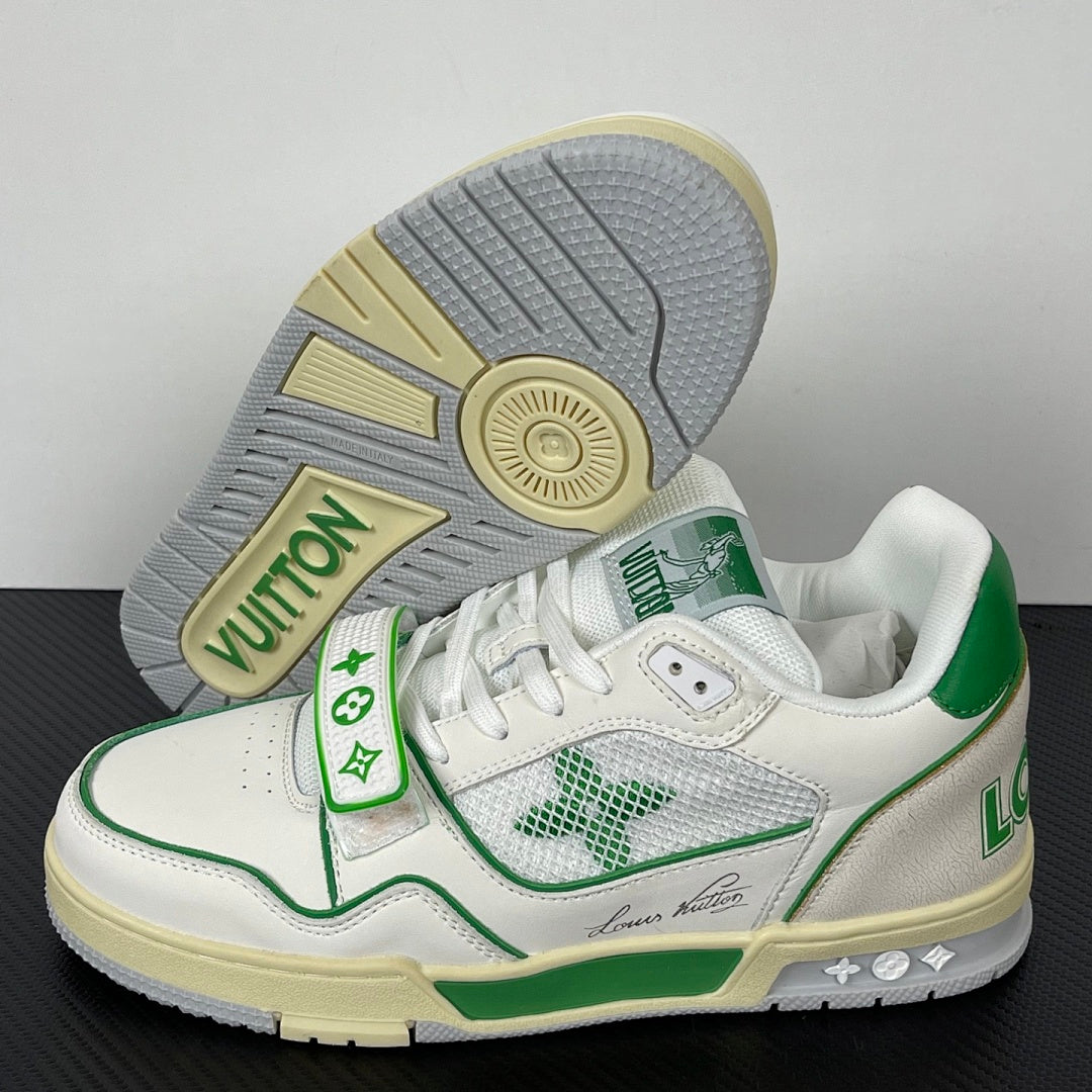 Trainer Green and White