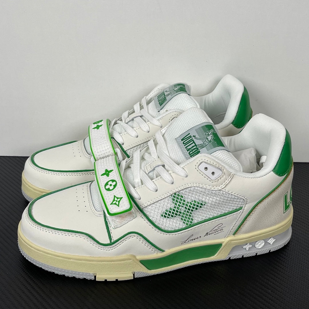 Trainer Green and White
