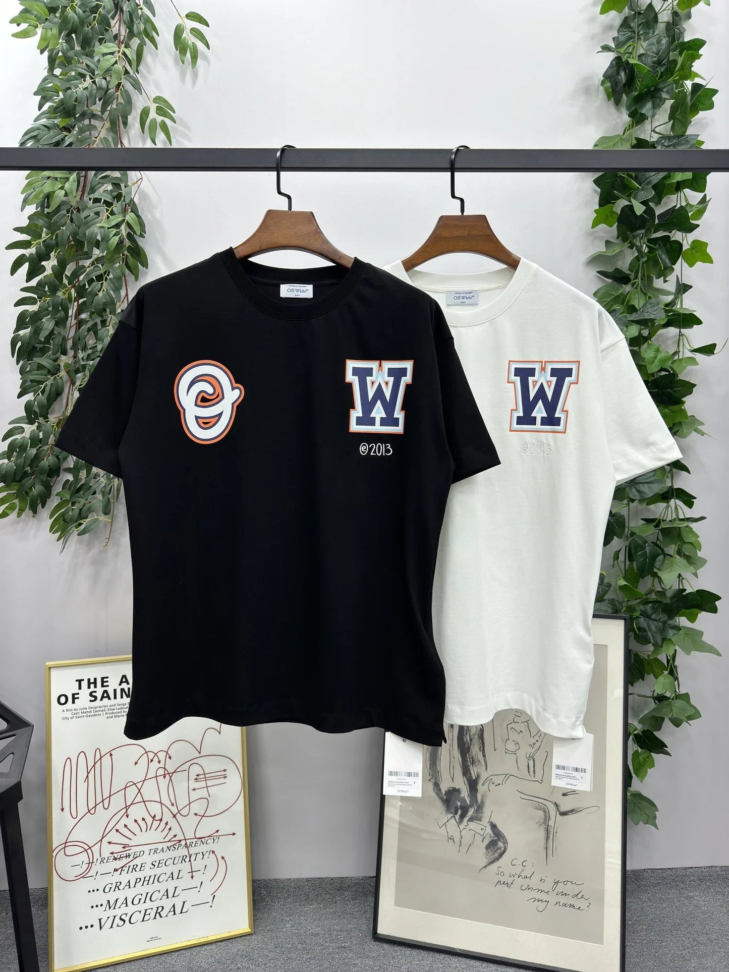 Off-White Tshirt Wiz patch skate