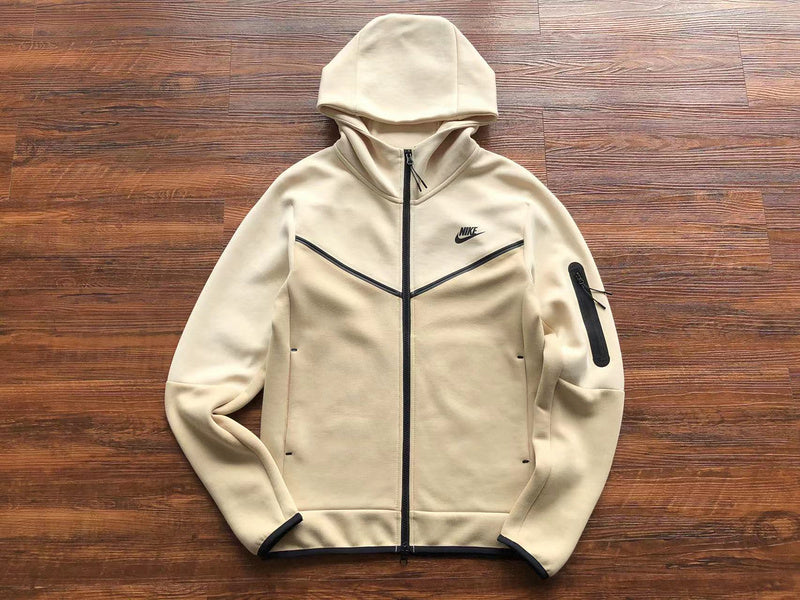 Conjunto Tech Fleece Bege