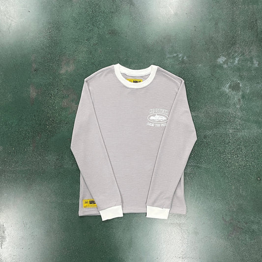 ALCATRAZ WAFFLE LONGSLEVE-Grey