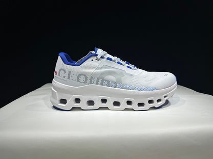 Cloudmonster White/Blue