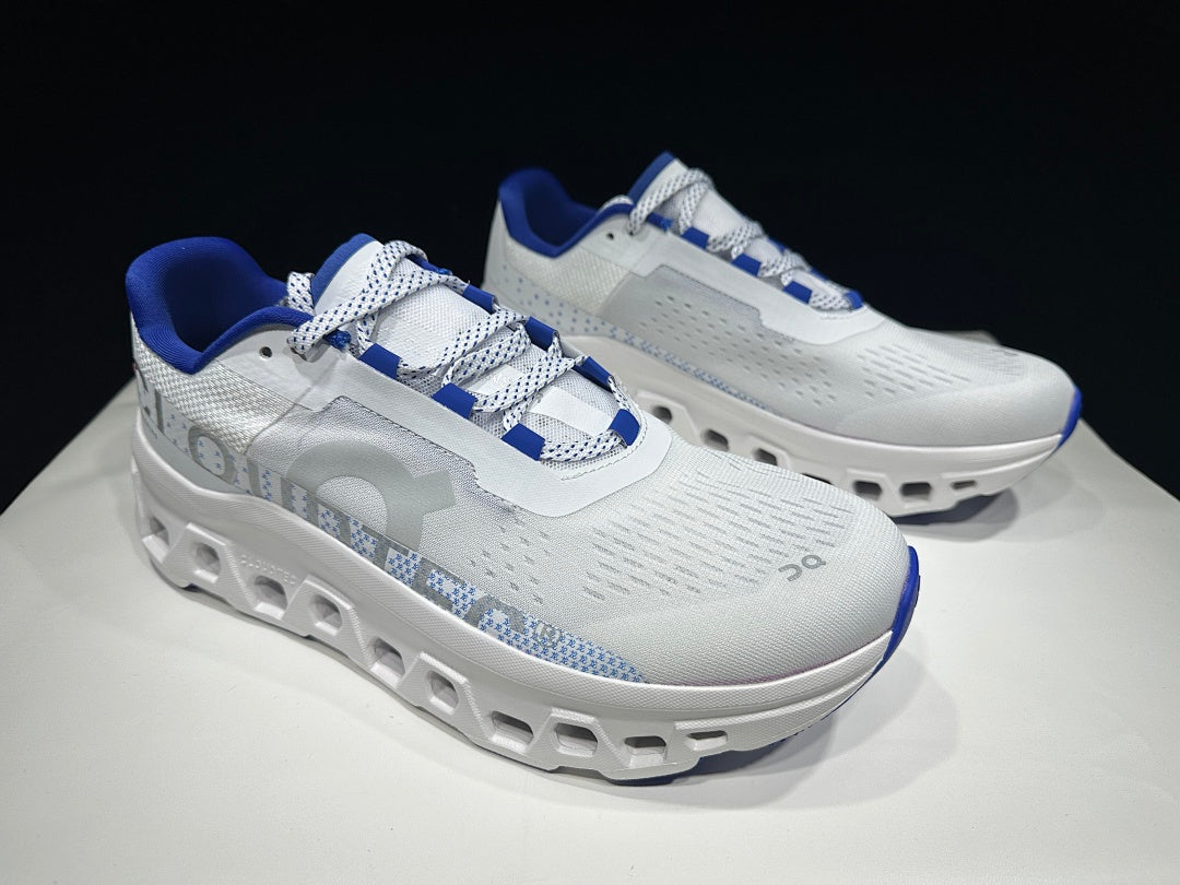 Cloudmonster White/Blue
