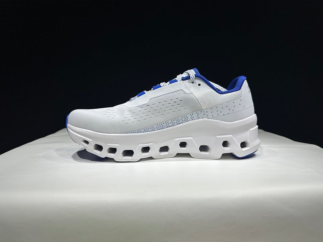 Cloudmonster White/Blue