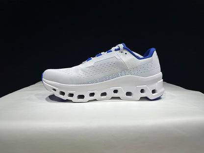 Cloudmonster White/Blue