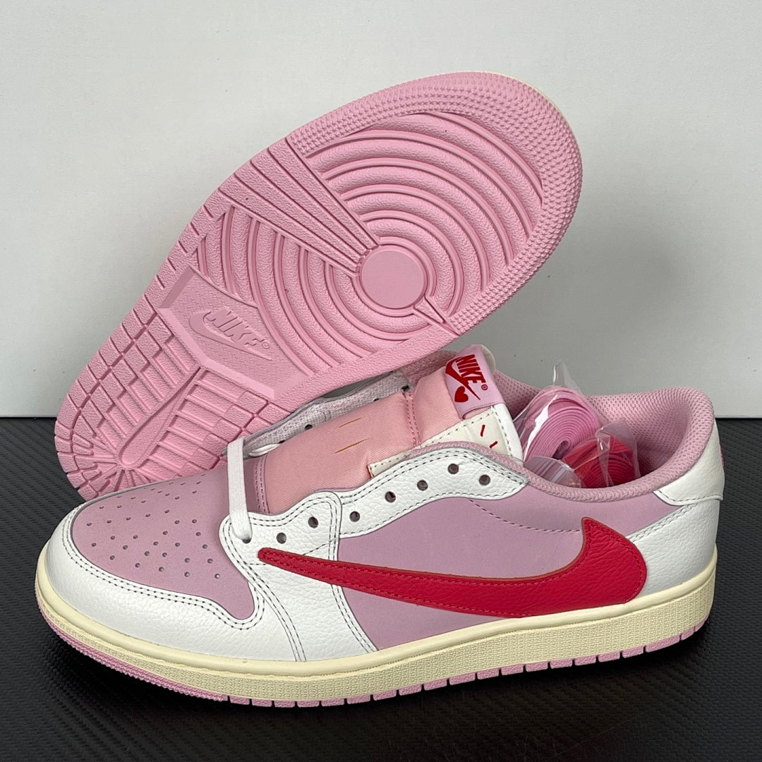 AJ1 Travis Reverse Mocha Pink