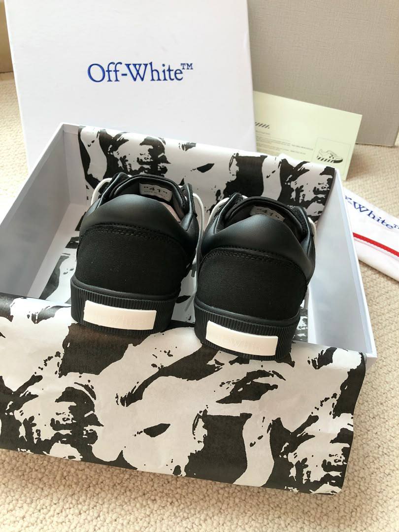 Off-White New Low Vulcanized Black White