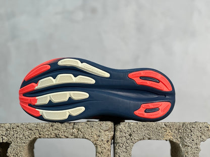 GEL-NIMBUS 28 White/Deep Blue/Orange