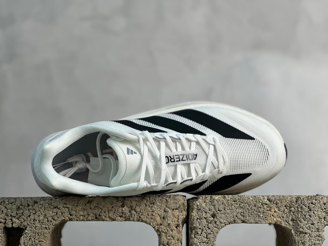 Adizero Boston 13 White Black