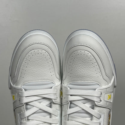 Trainer White and Flowers