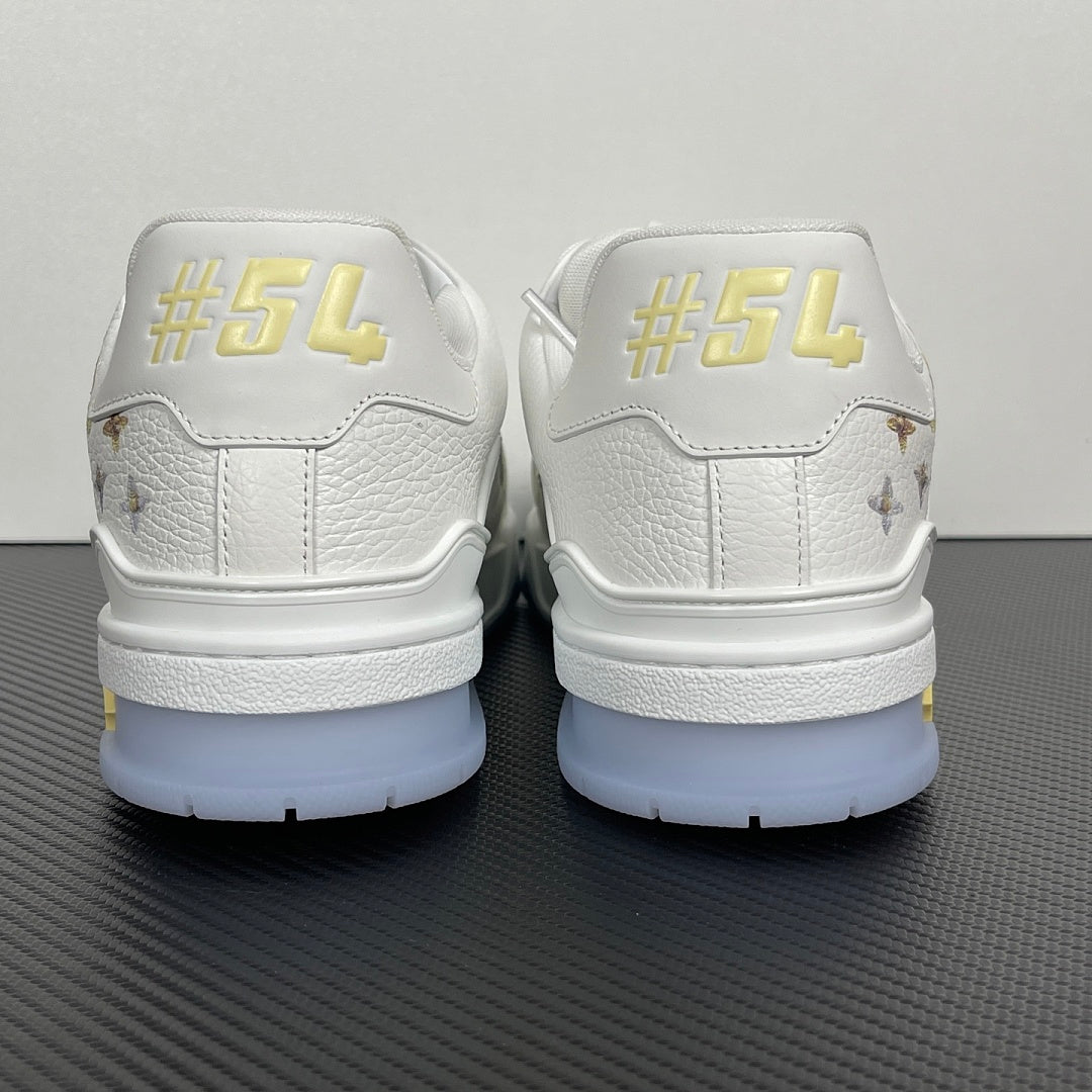 Trainer White and Flowers