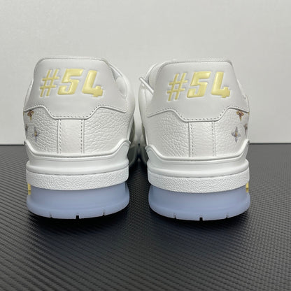 Trainer White and Flowers
