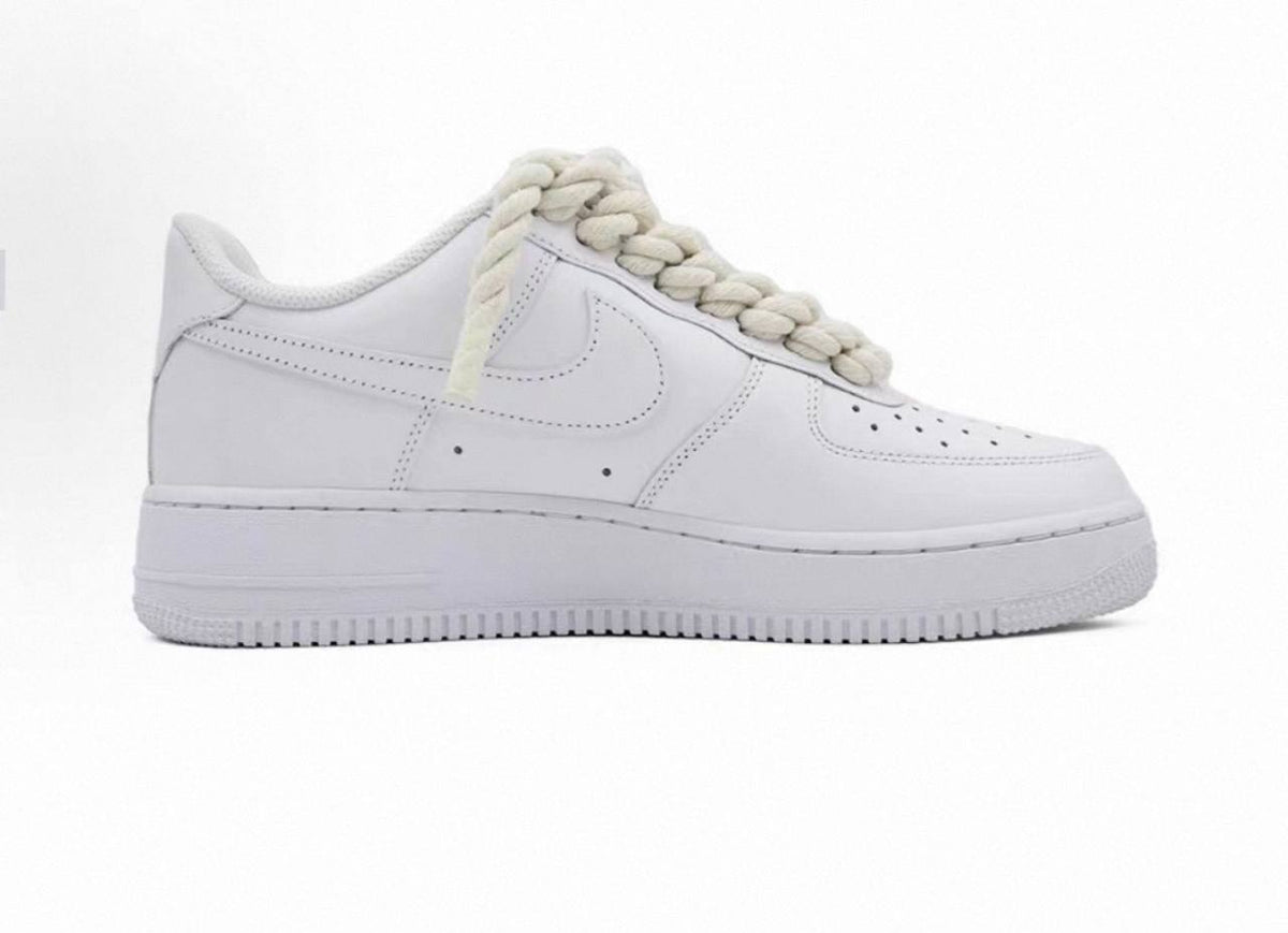 AF1 Rope Laces Whinte