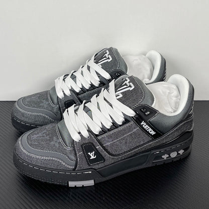 Trainer Grey Demin