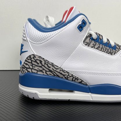 AJ3 White and True Blue