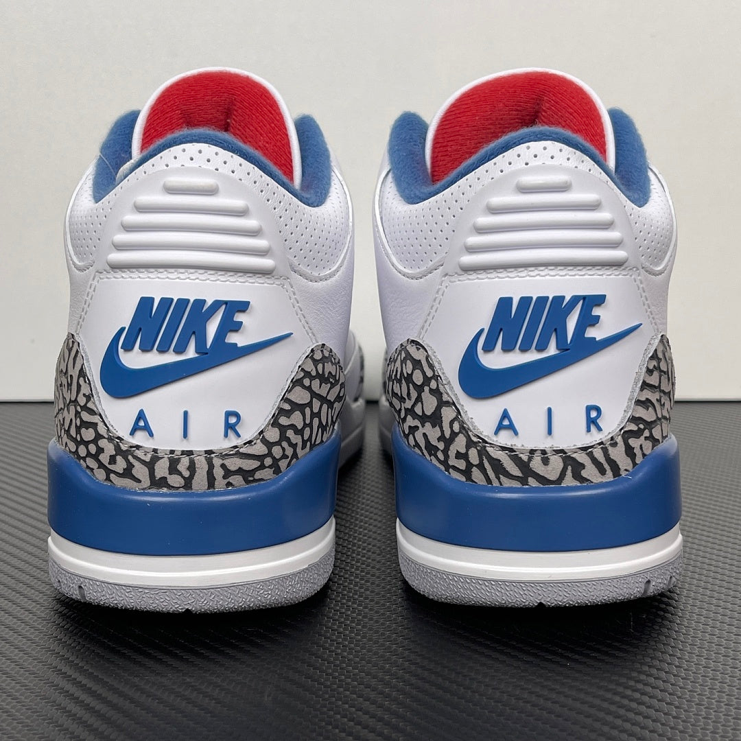 AJ3 White and True Blue
