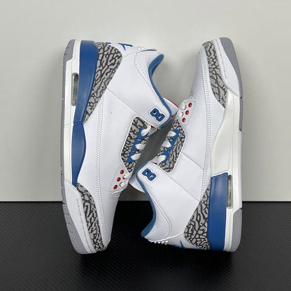 AJ3 White and True Blue