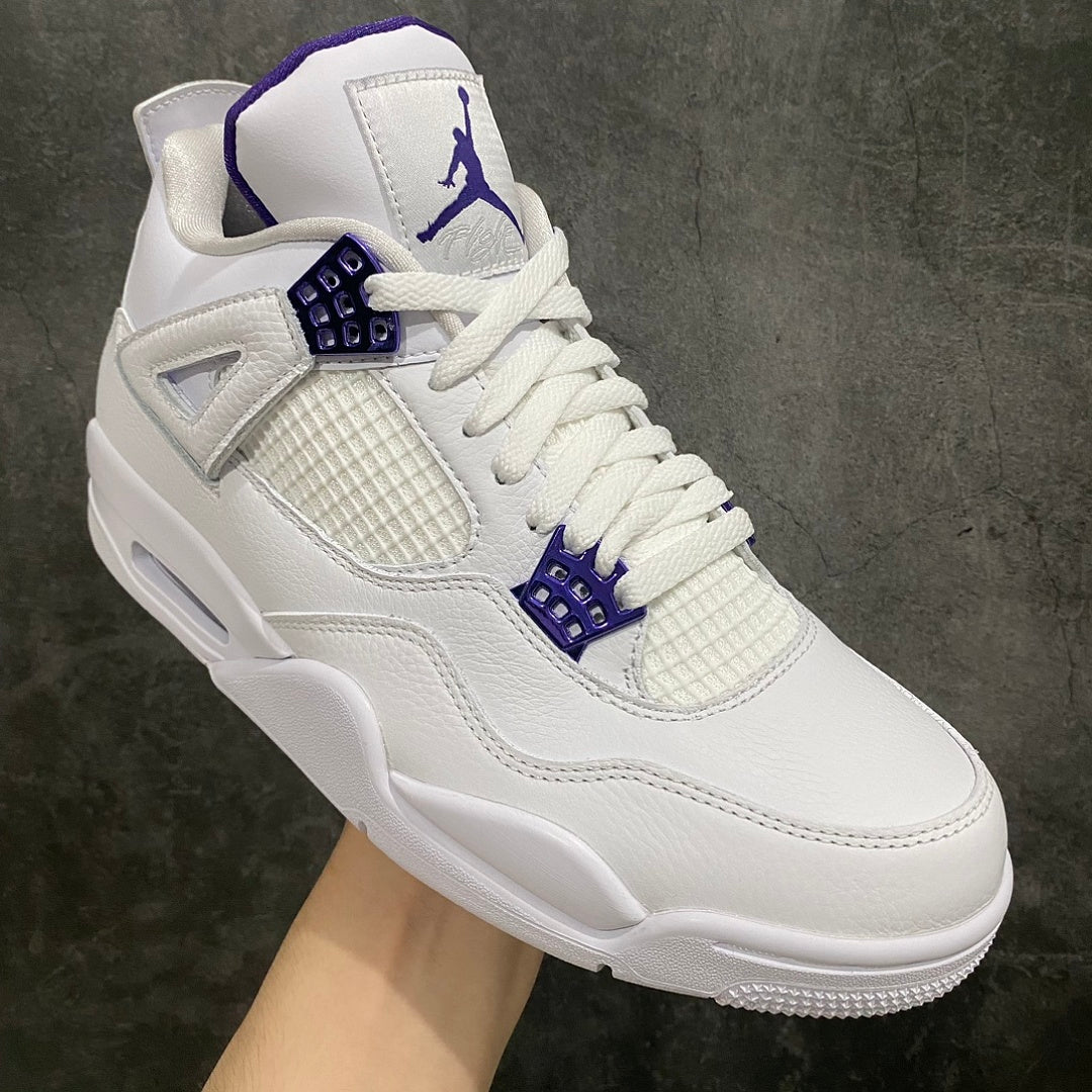AJ4 Metallic Purple