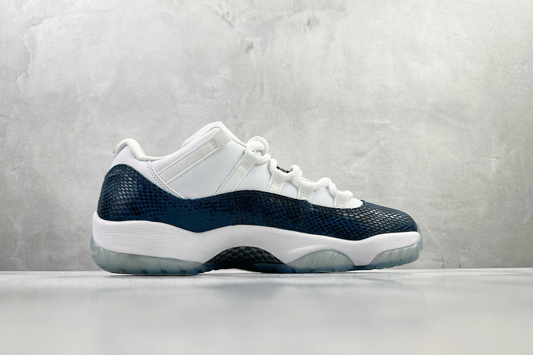 AJ11 Low Black and White