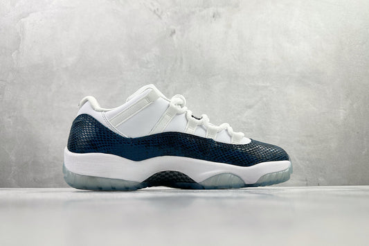 AJ11 Low Black and White