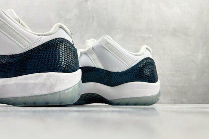 AJ11 Low Black and White