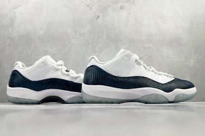 AJ11 Low Black and White