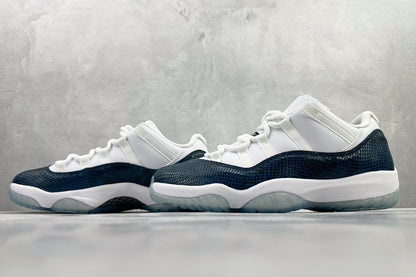 AJ11 Low Black and White