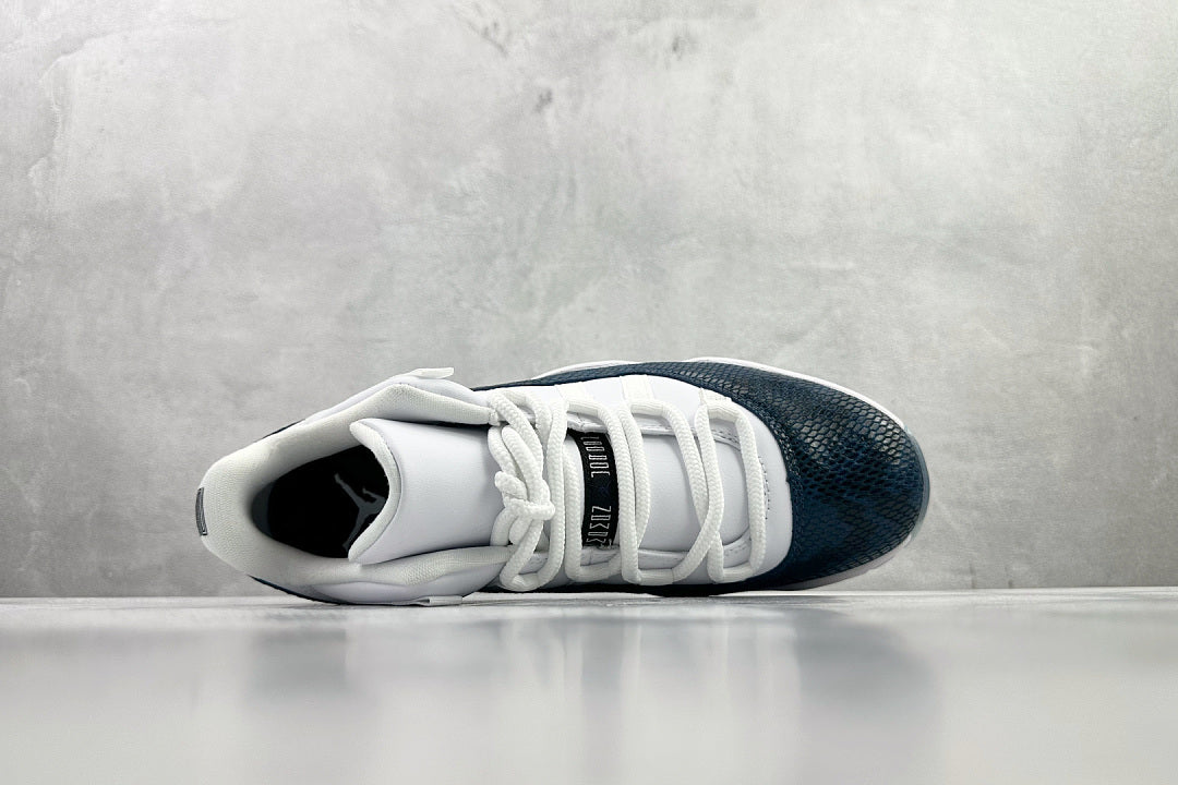 AJ11 Low Black and White