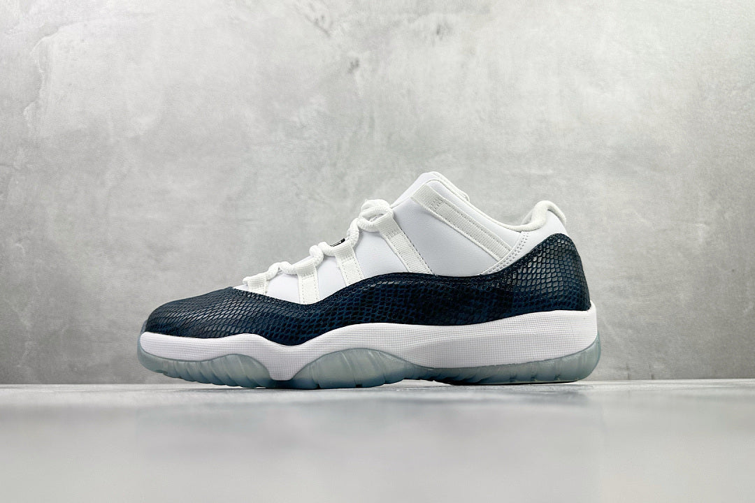 AJ11 Low Black and White