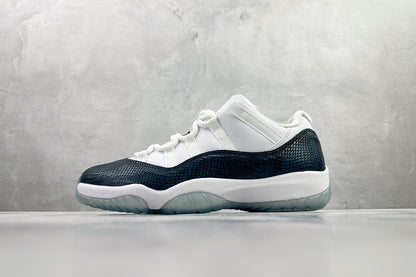 AJ11 Low Black and White