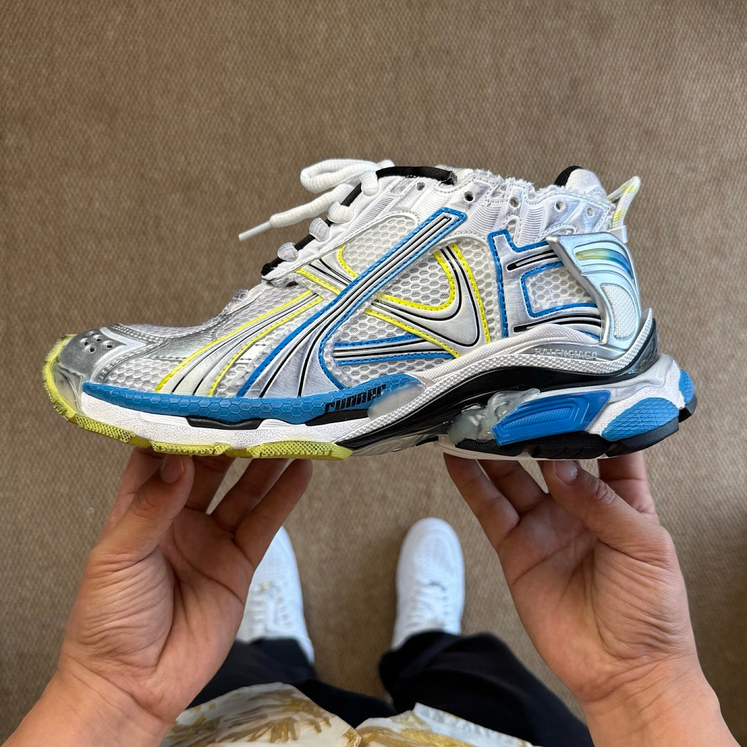 BLG Runner White/Black/Blue/Yellow