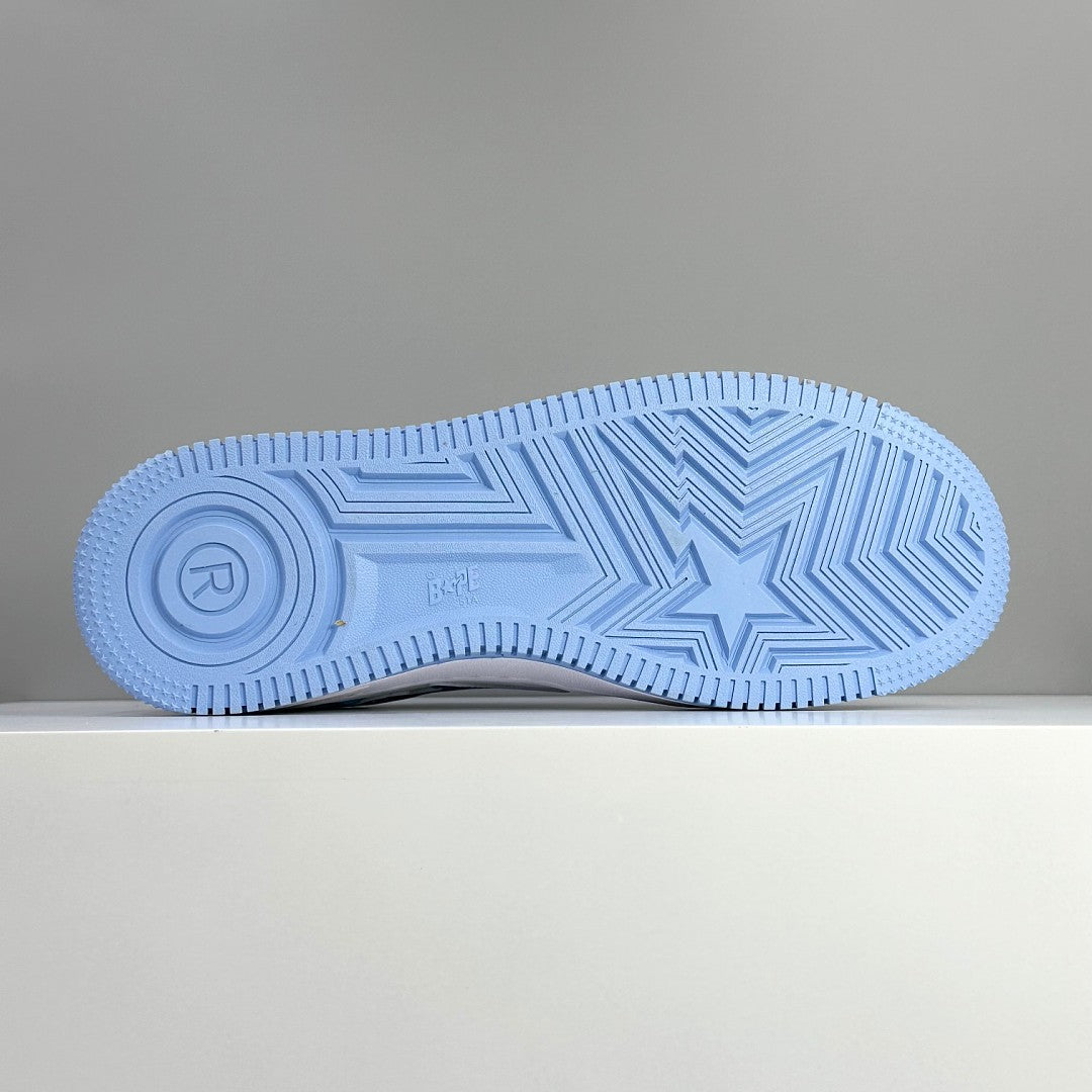 Bape STA Low Medicom Toy Bearbrick Camo Blue