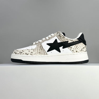 Bape STA Low Beige Snakeskin