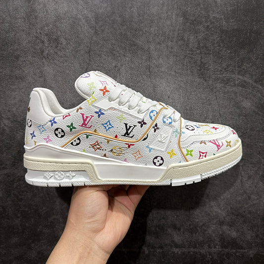 Trainer Monogram White
