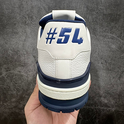 Trainer White and Blue