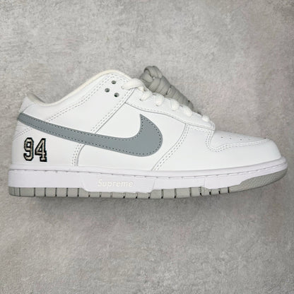 Dunk SB Supreme 94 White Metallic Silver