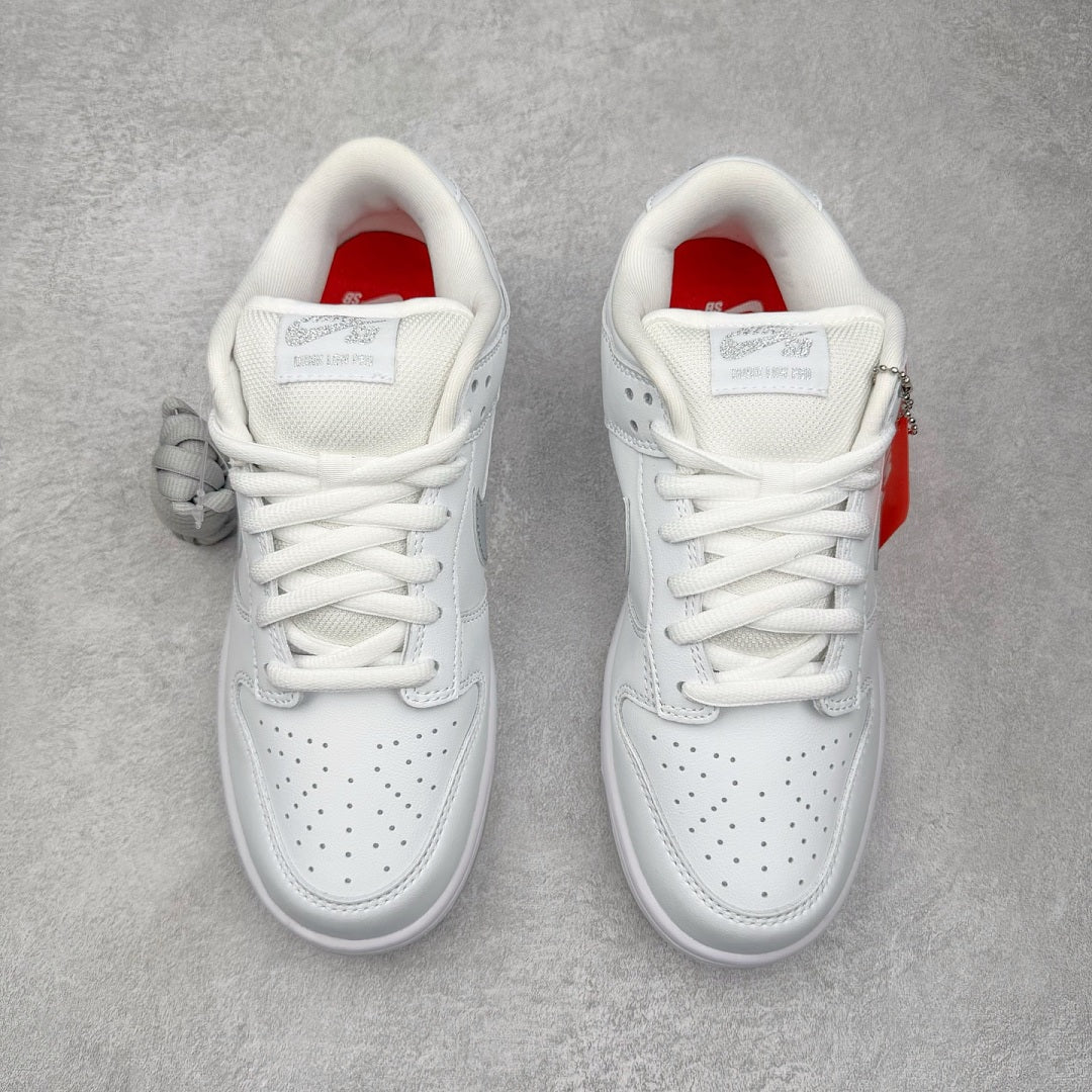 Dunk SB Supreme 94 White Metallic Silver