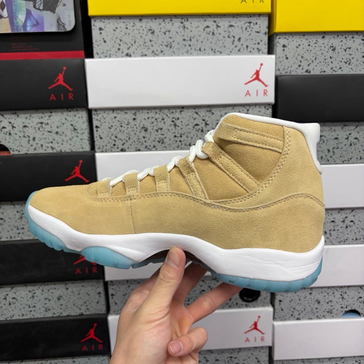 AJ11 High Retro Sail Wheat