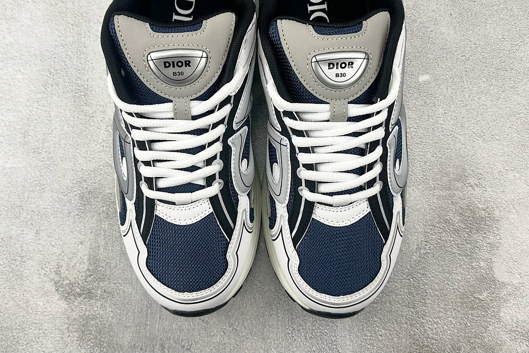 CD B30 Blue Navy and White