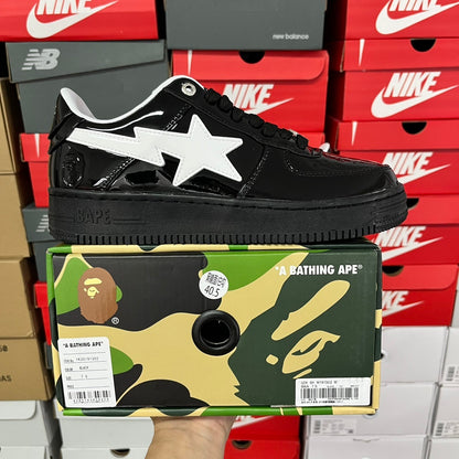 Bape STA Low #2 Black Patent