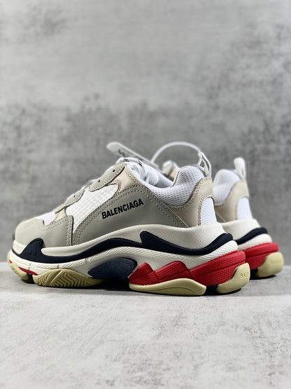 BLG Triple S Mule White/Black/Red/Beige