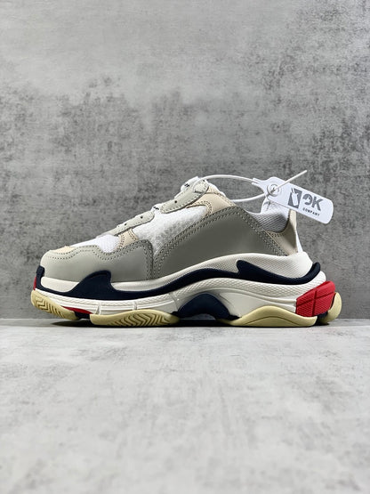 BLG Triple S Mule White/Black/Red/Beige