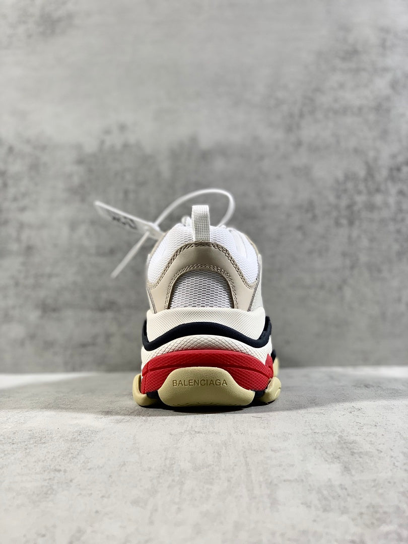 BLG Triple S Mule White/Black/Red/Beige