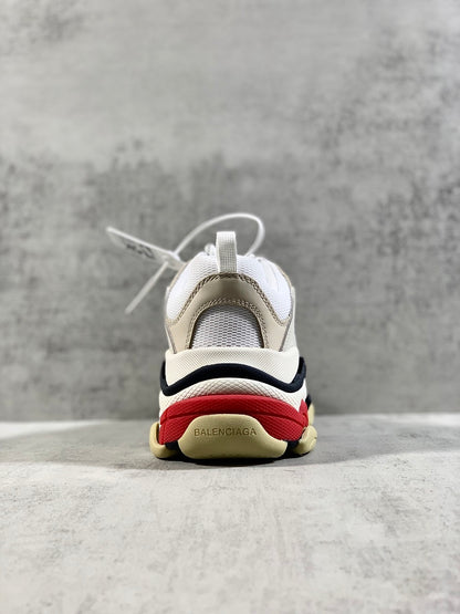 BLG Triple S Mule White/Black/Red/Beige