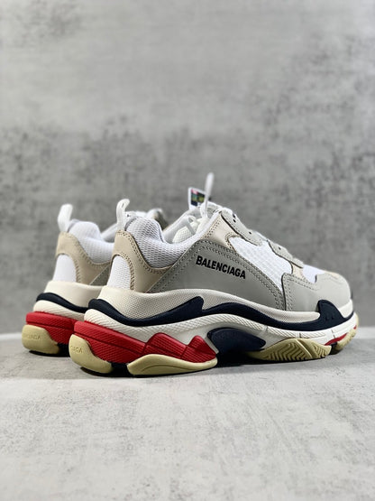 BLG Triple S Mule White/Black/Red/Beige