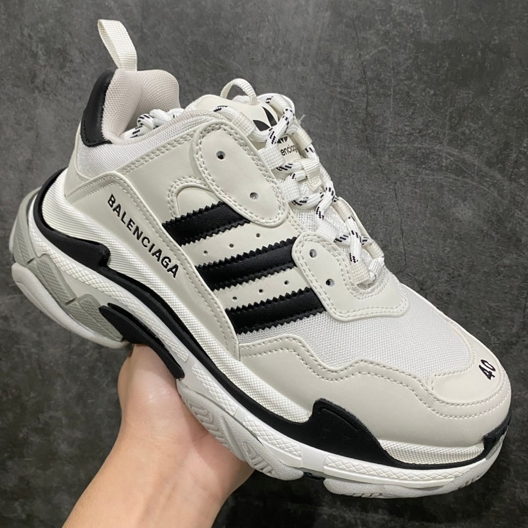 BLG Triple S x Adidas White/Black