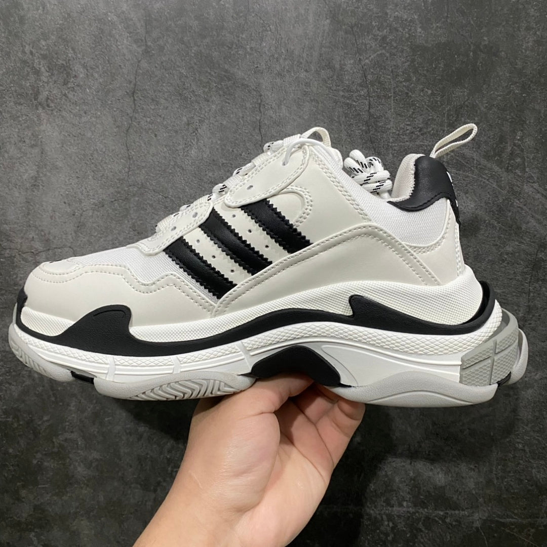 BLG Triple S x Adidas White/Black